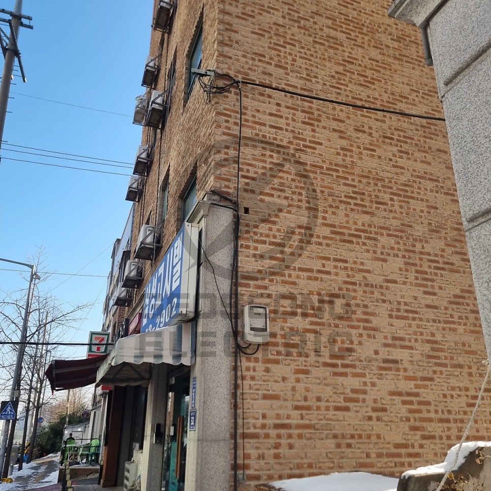 단상 5kW에서 3상 20kW 전기 증설 승압공사 시공 사진 5