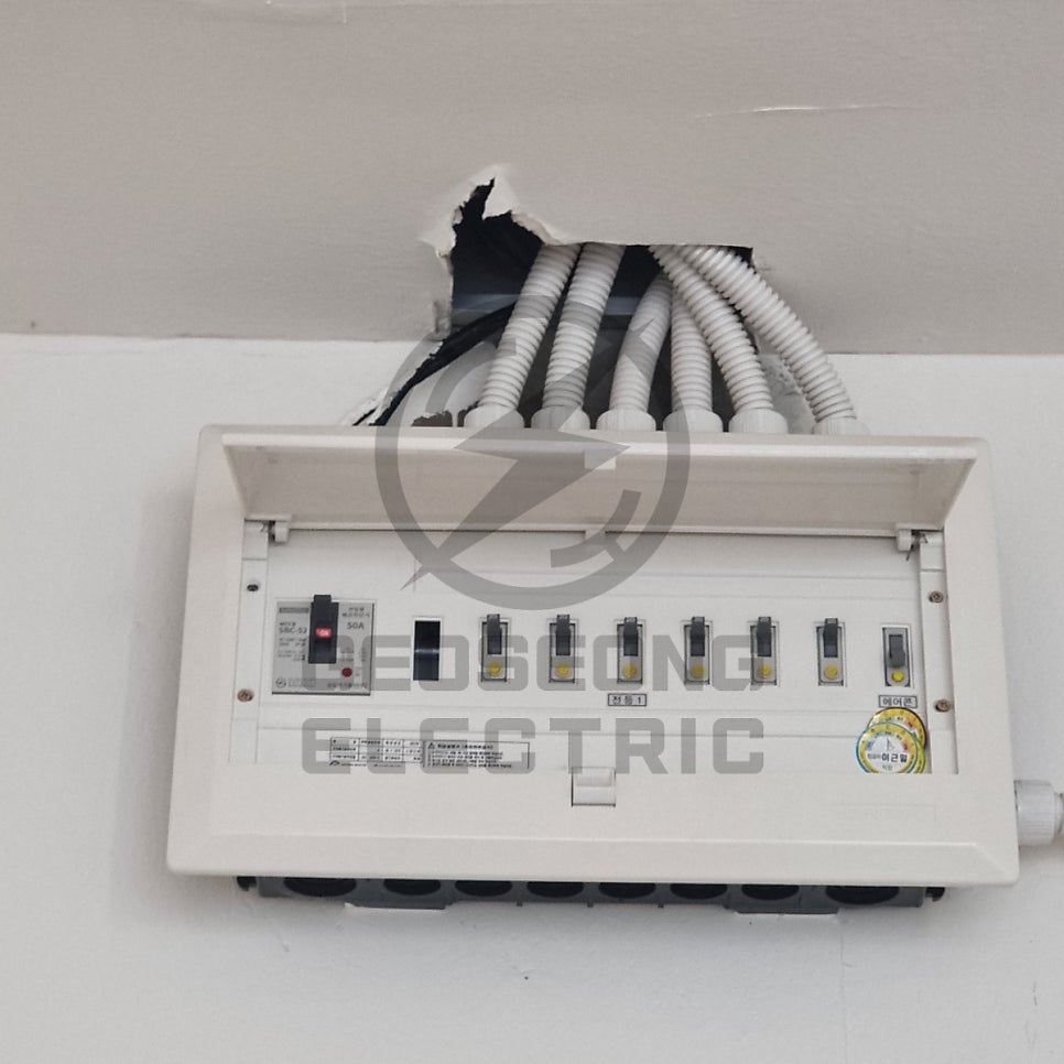 단상 5kW에서 3상 20kW 전기 증설 승압공사 시공 사진 7