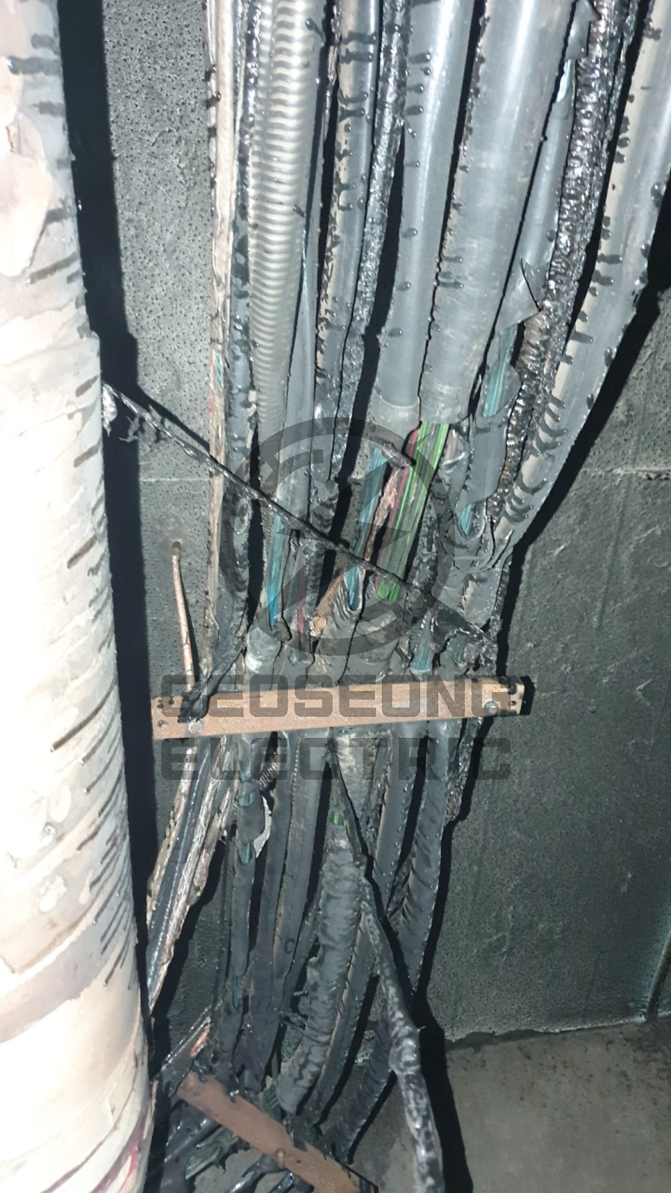 전기화재 인입선 케이블 교체 공사 시공 사진 12