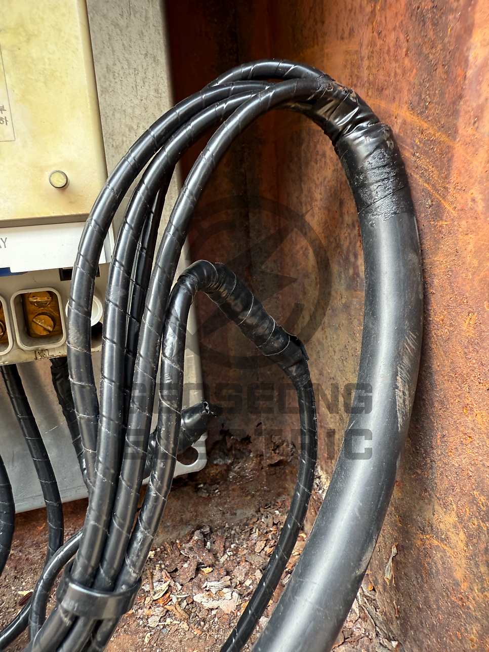 전기화재 인입선 케이블 교체 공사 시공 사진 15