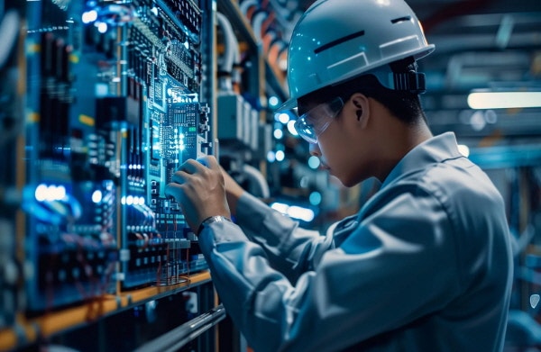 학교 관공서 LED 전등 교체 공사 시공 사진 10