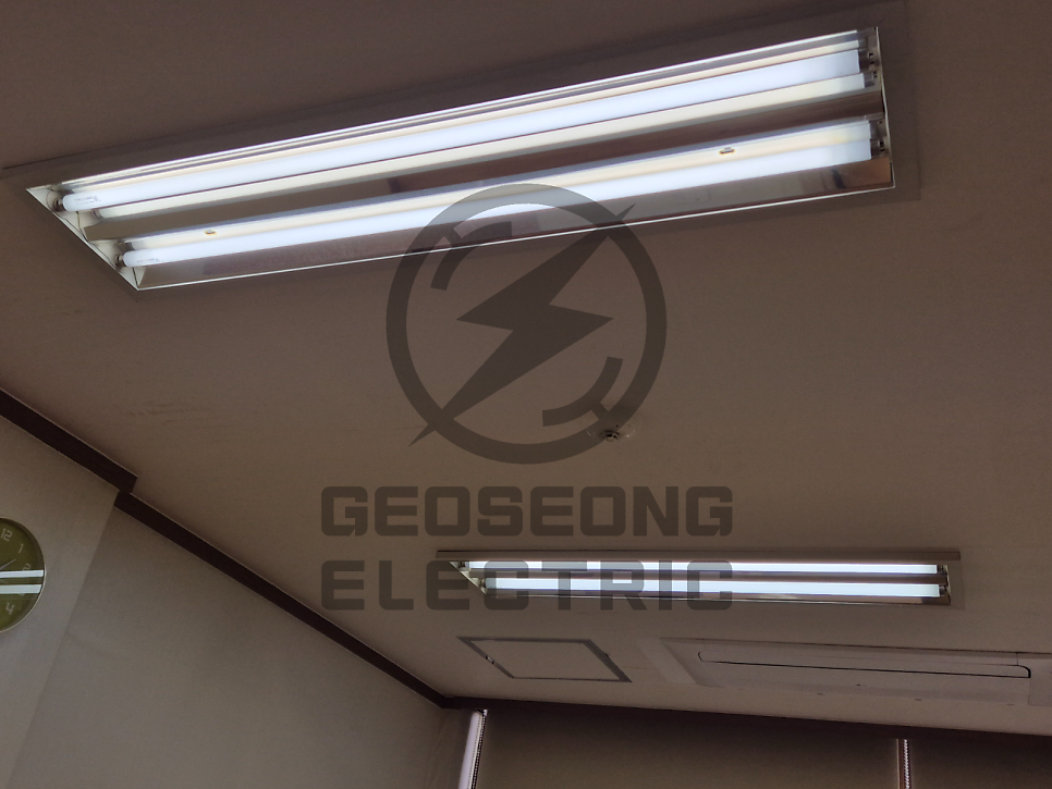 학교 관공서 LED 전등 교체 공사 시공 사진 7