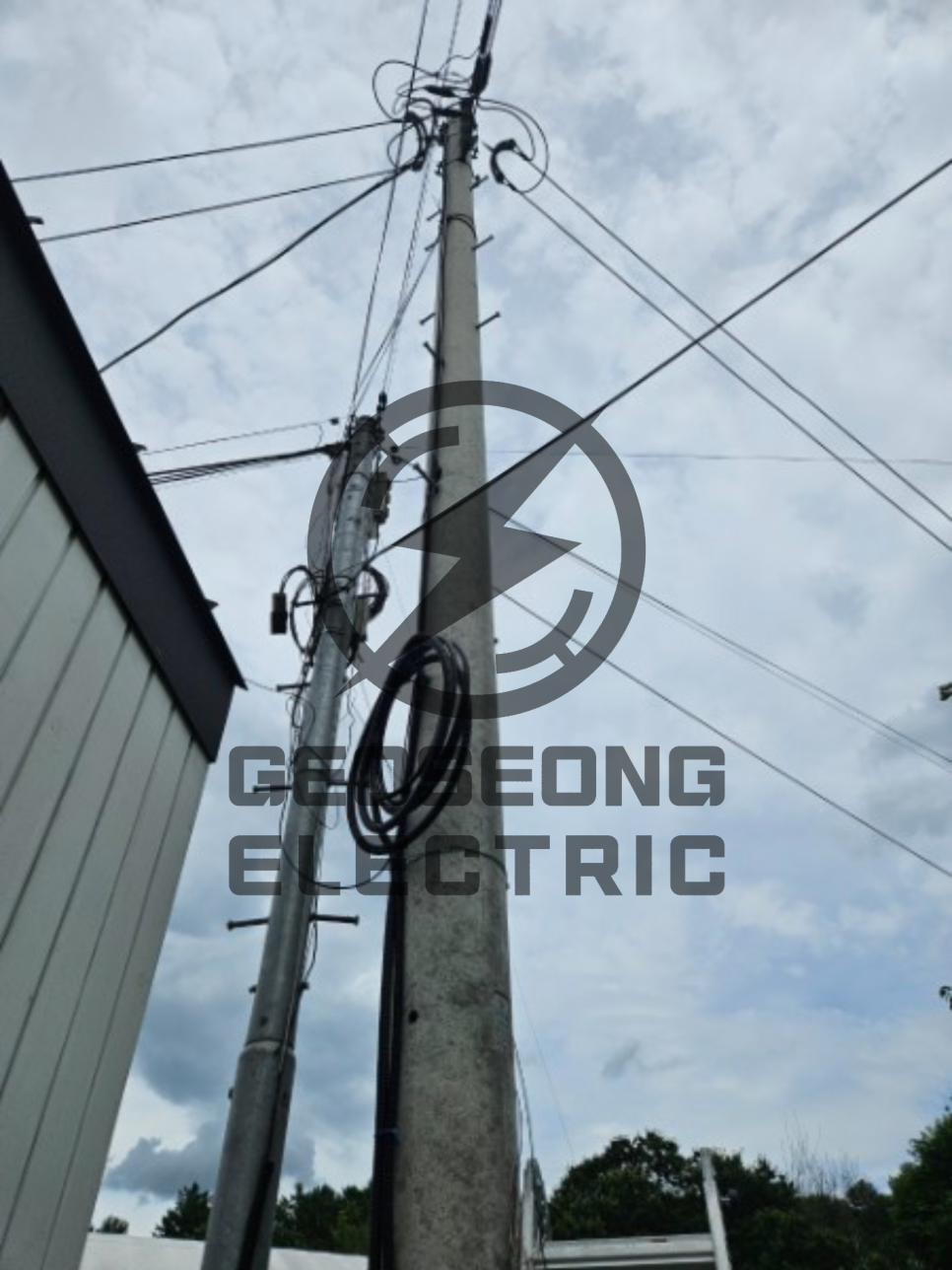 주택 가공 지중 인입선 교체 공사 시공 사진 2