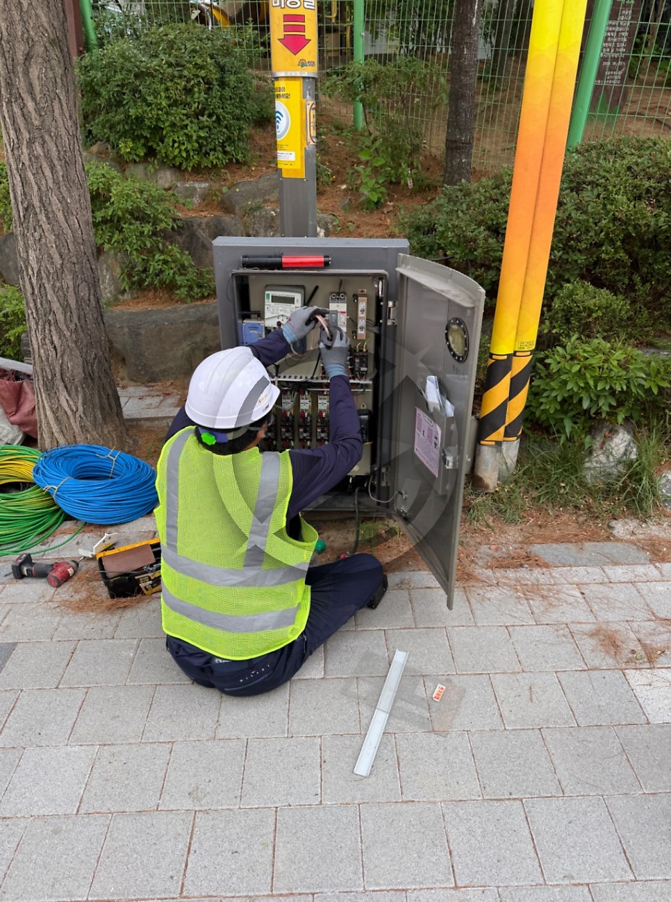 관공서 학교 병원 전기설비 정기점검 개선 공사 시공 사진 13