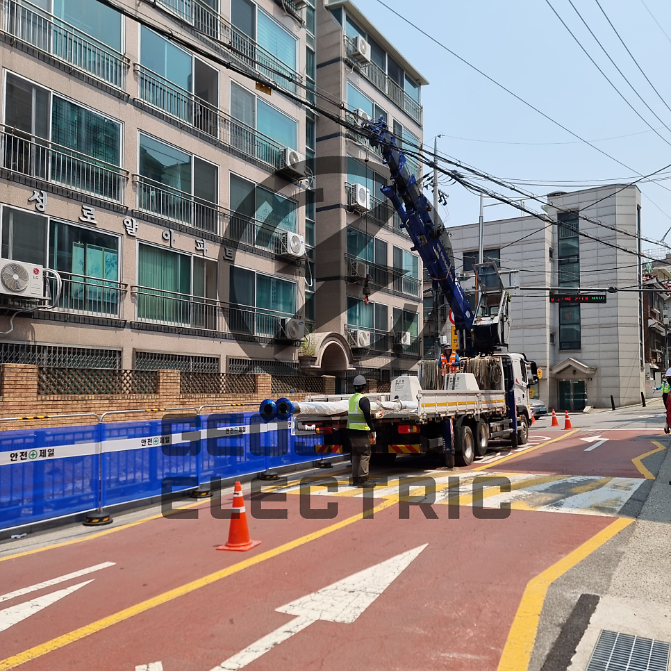 관공서 아파트 가로등 보안등 교체 공사 시공 사진 14