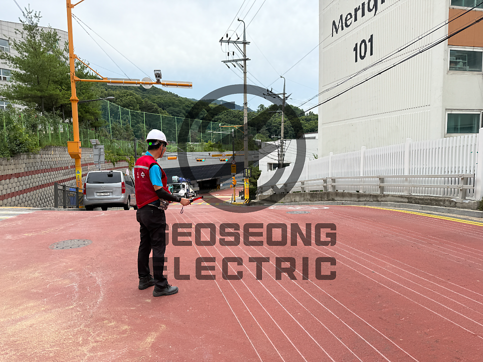 관공서 아파트 가로등 보안등 교체 공사 시공 사진 17