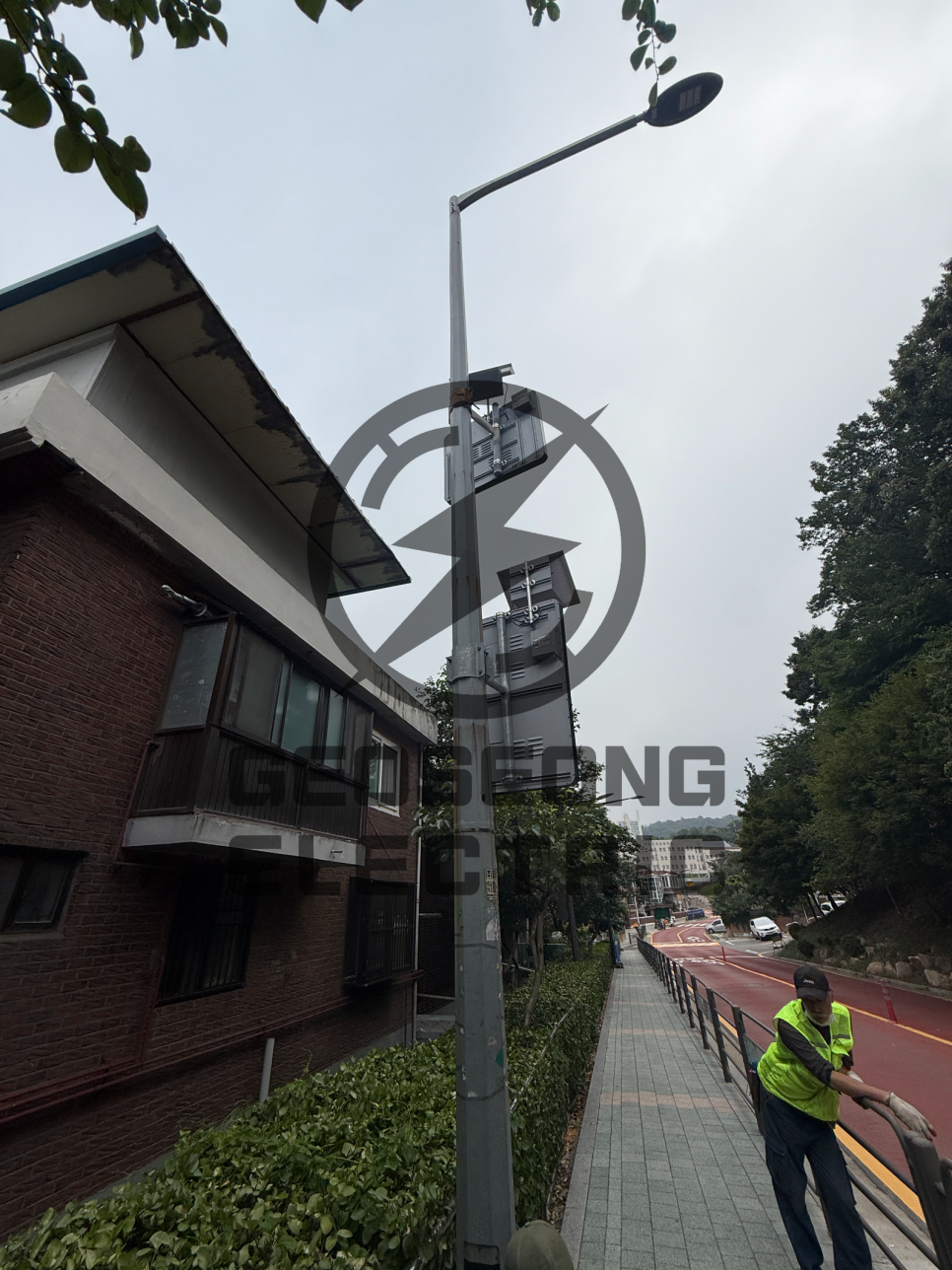 관공서 아파트 가로등 보안등 교체 공사 시공 사진 20