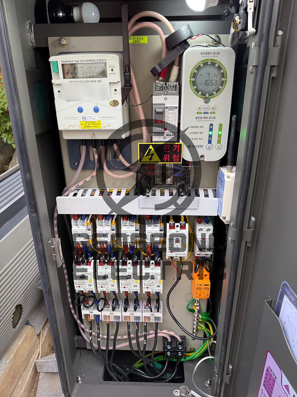 관공서 아파트 가로등 보안등 교체 공사 시공 사진 4