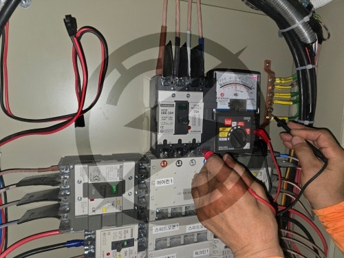 상가 계약전력 전기 증설 공사 시공 사진 3