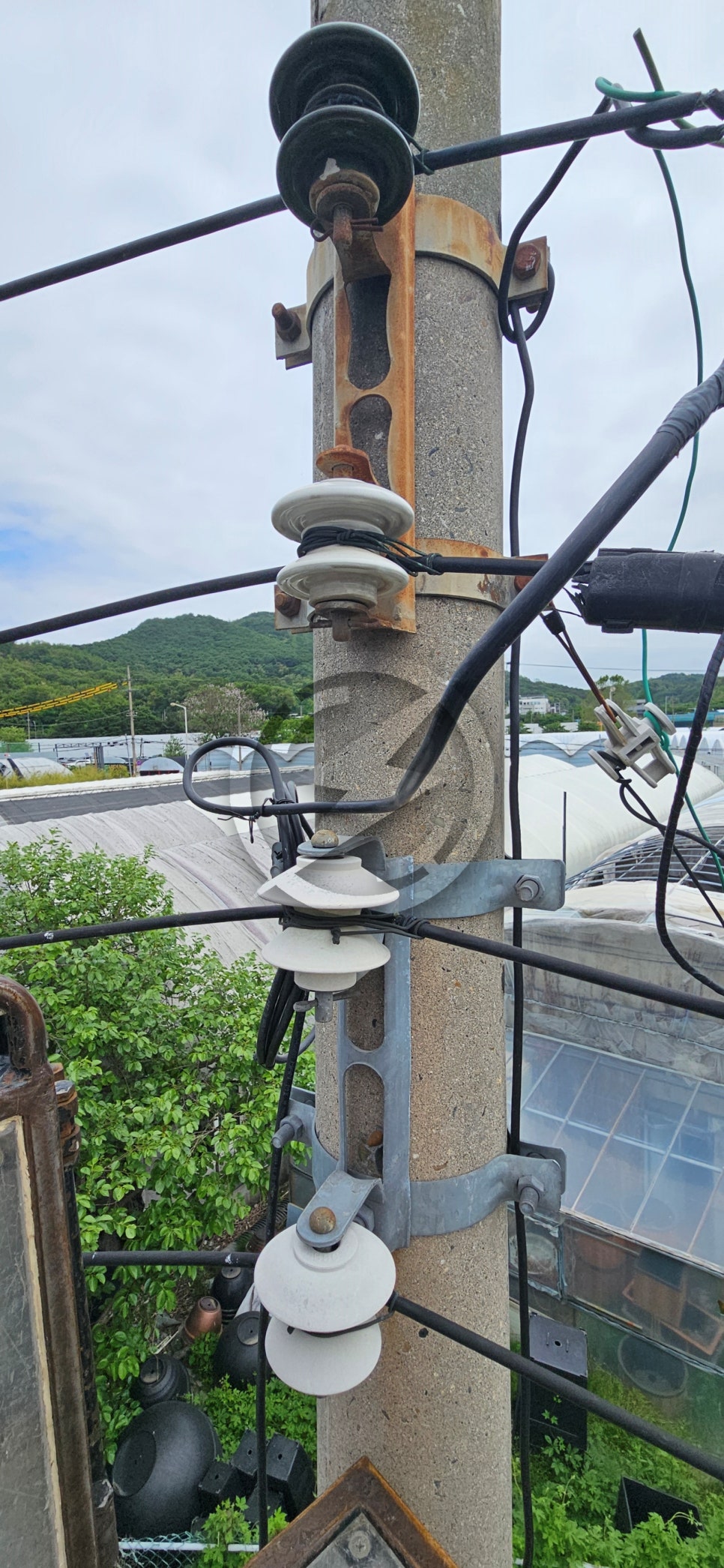 건물 신축현장 임시전기 설치 공사 시공 사진 3