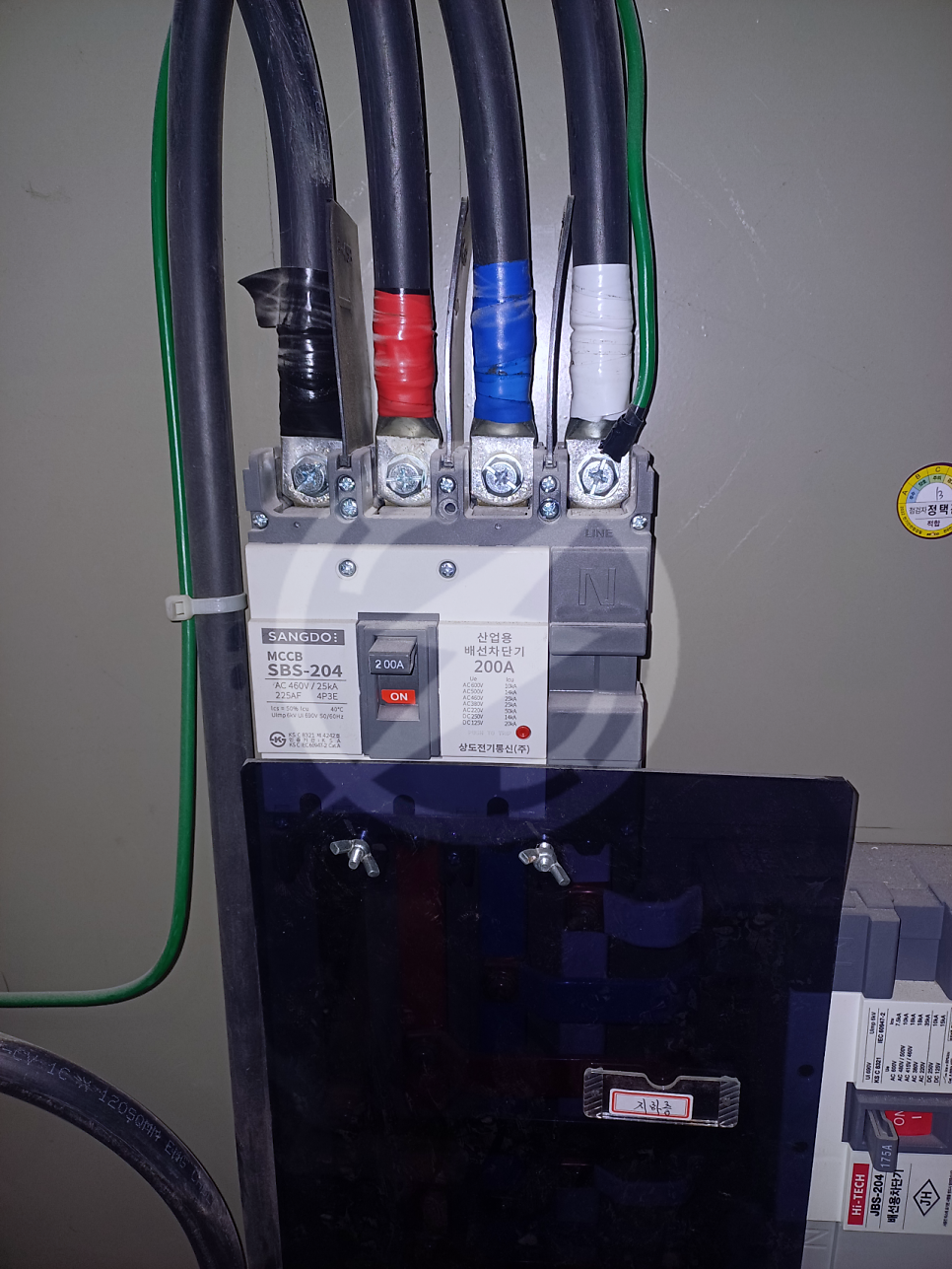 상가 전기 증설 공사 없이 계약전력 조정 공사 시공 사진 7
