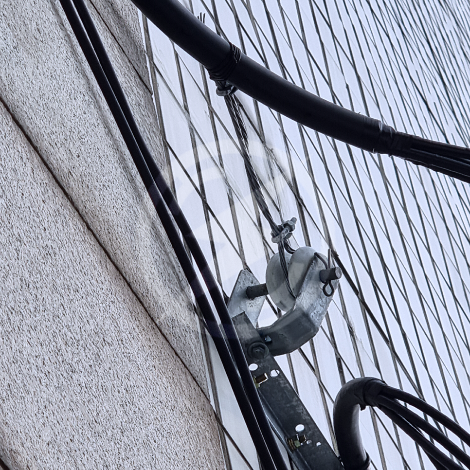 건물 전기 인입선 교체 공사 시공 사진 10