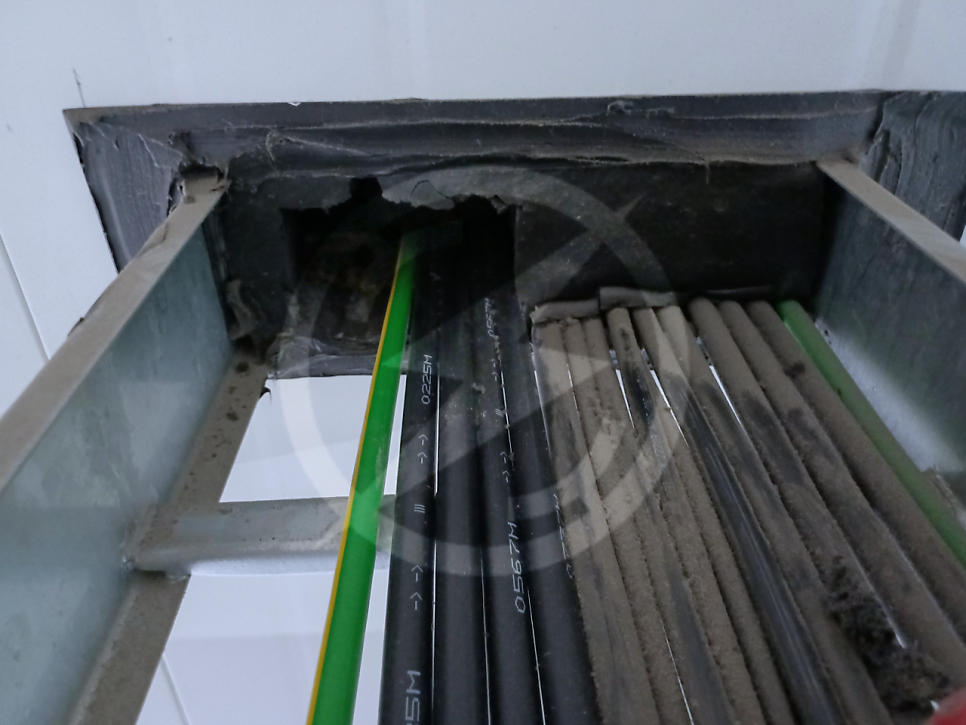 건물 전기 인입선 교체 공사 시공 사진 19