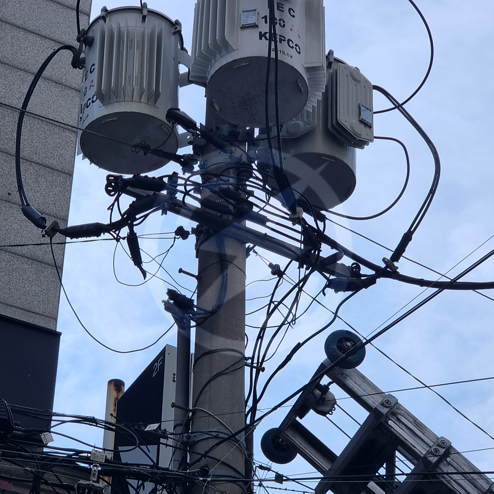 건물 전기 인입선 교체 공사 시공 사진 7