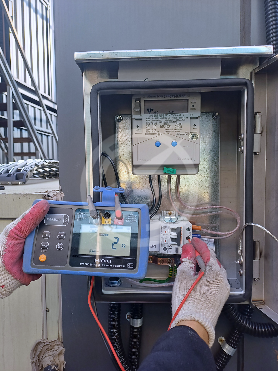 비공용 전기차 충전기 하이비차저 7kW 설치 공사 시공 사진 16