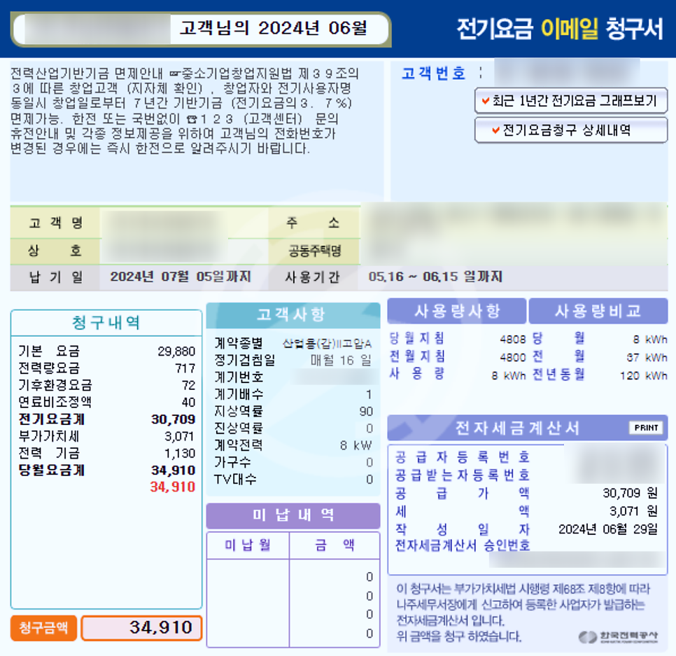 사회복지시설 모자분리 계량기 설치 공사 시공 사진 3