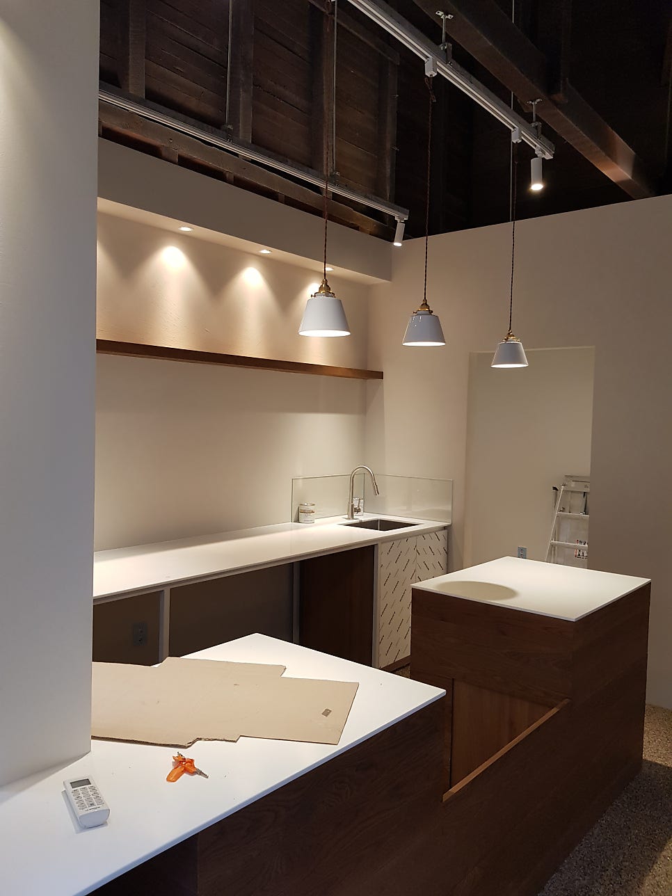 미용실 창업 매장 전기 인테리어 공사 시공 사진 7