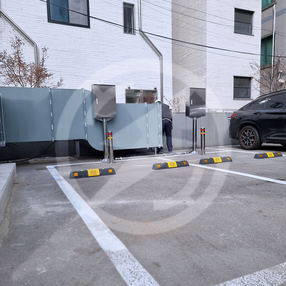 테슬라 월커넥터 EV충전기 설치 공사 시공 사진 11