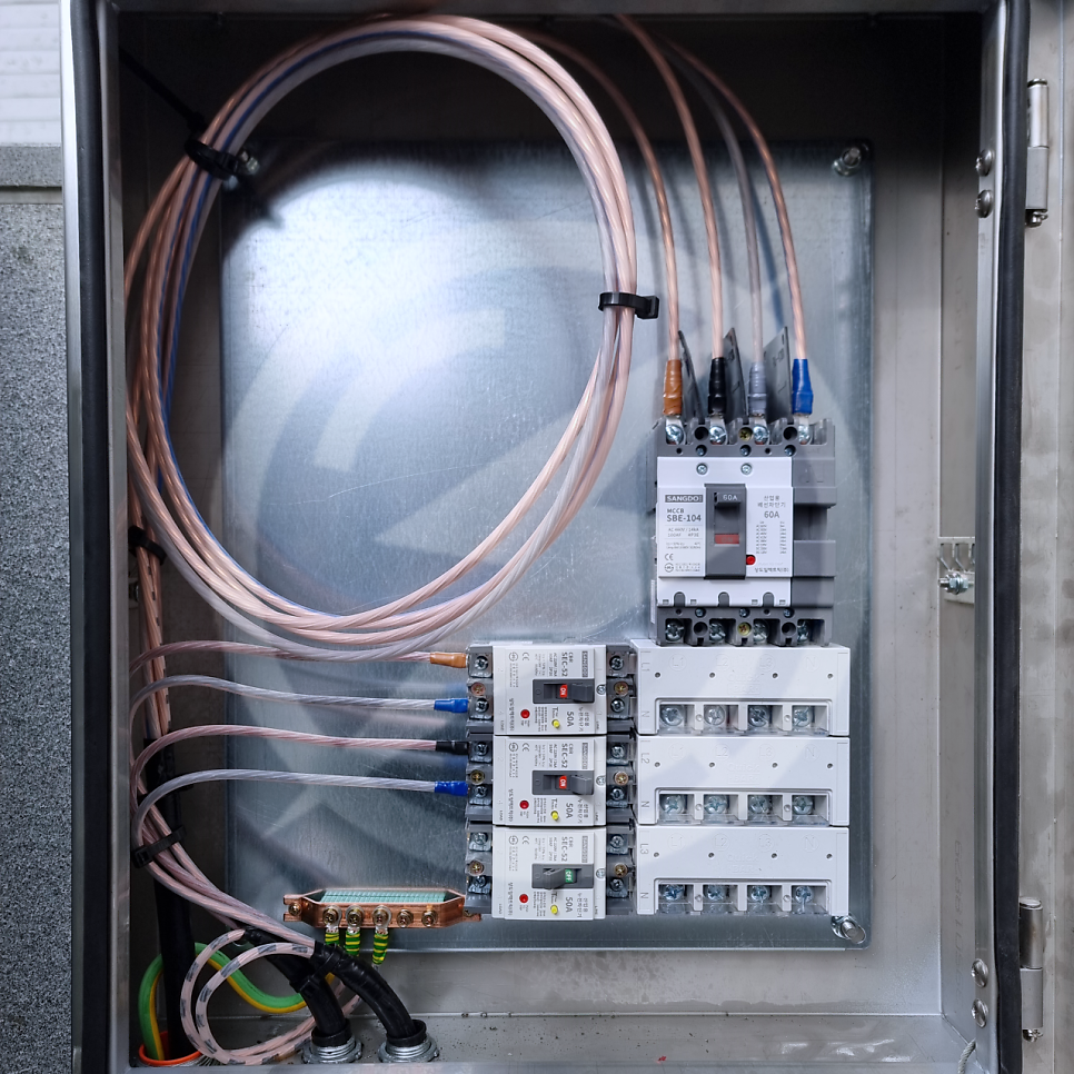 테슬라 월커넥터 EV충전기 설치 공사 시공 사진 13