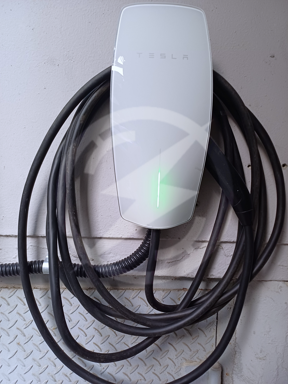 테슬라 월커넥터 EV충전기 설치 공사 시공 사진 19