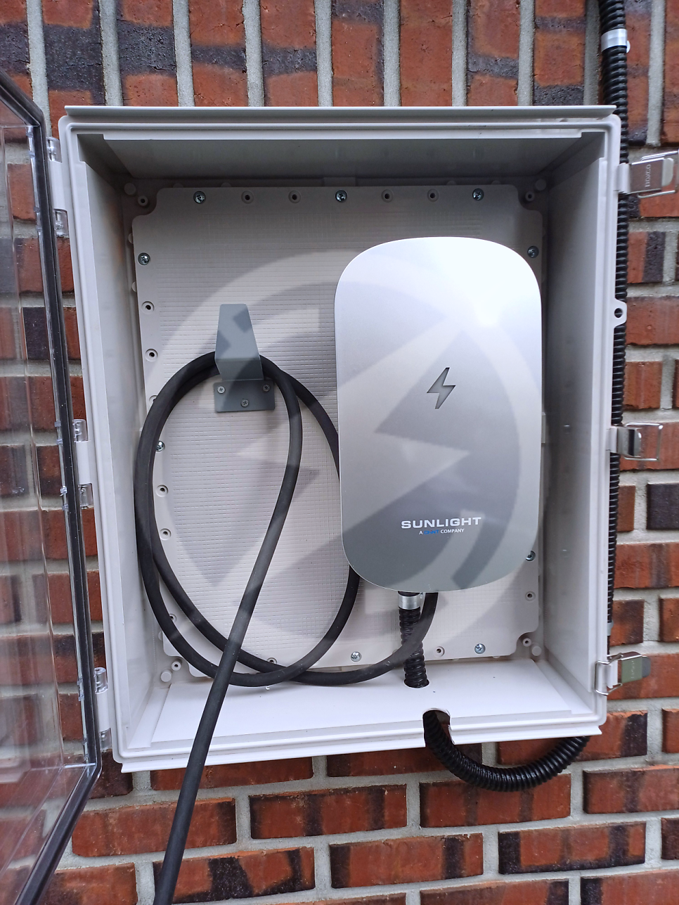 테슬라 월커넥터 EV충전기 설치 공사 시공 사진 6