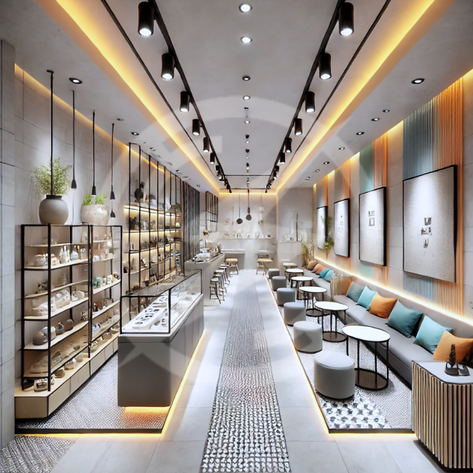 지하철 지하상가 인테리어 전기 시공 공사 시공 사진 12