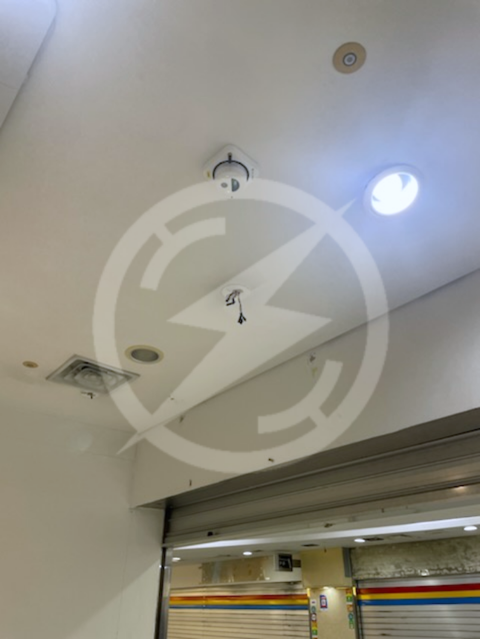 지하철 지하상가 인테리어 전기 시공 공사 시공 사진 3