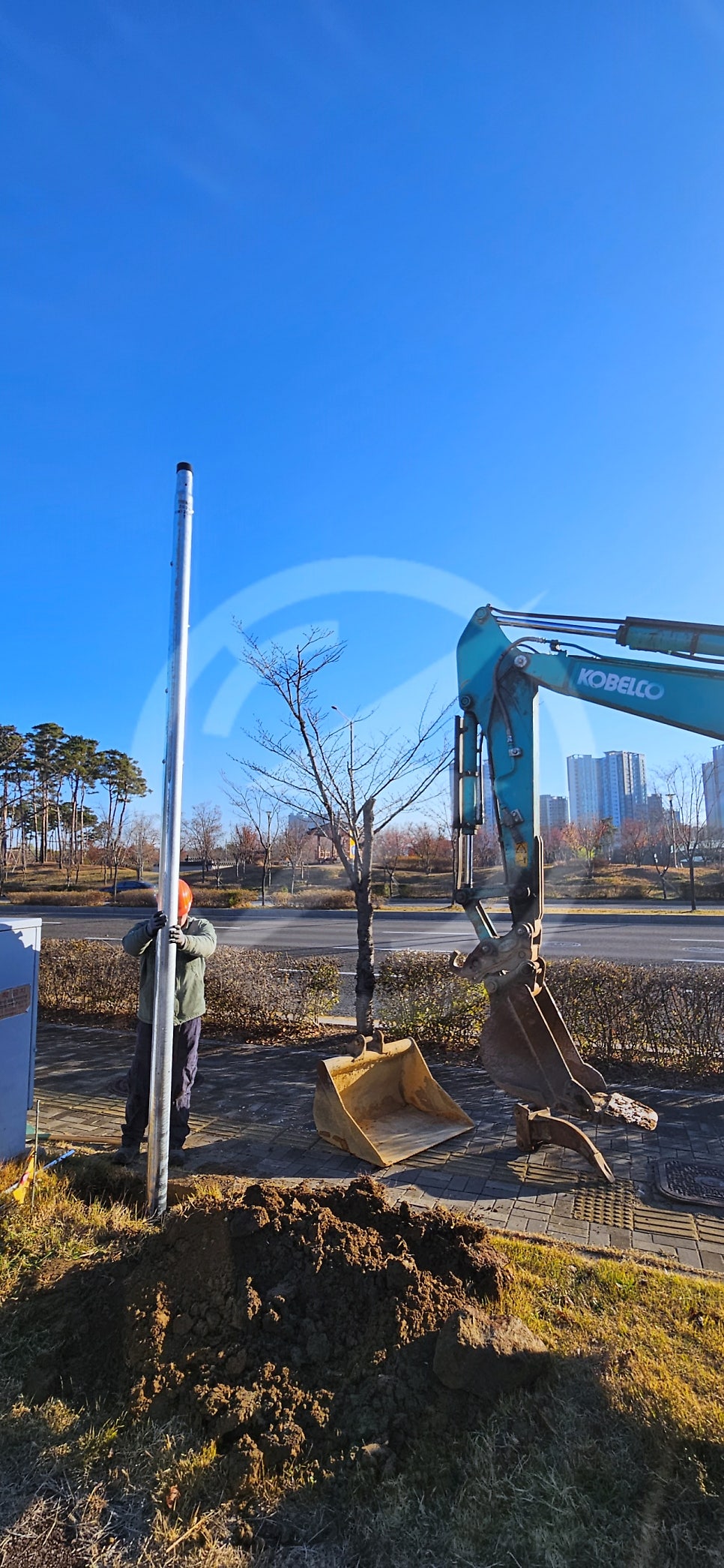 임시전기 한전 계량기 신청 공사 시공 사진 17