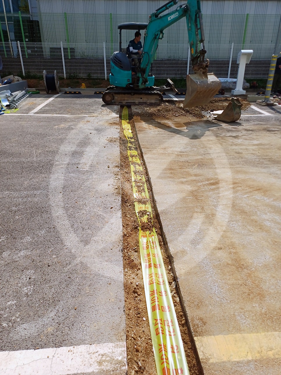 임시전기 한전 계량기 신청 공사 시공 사진 2