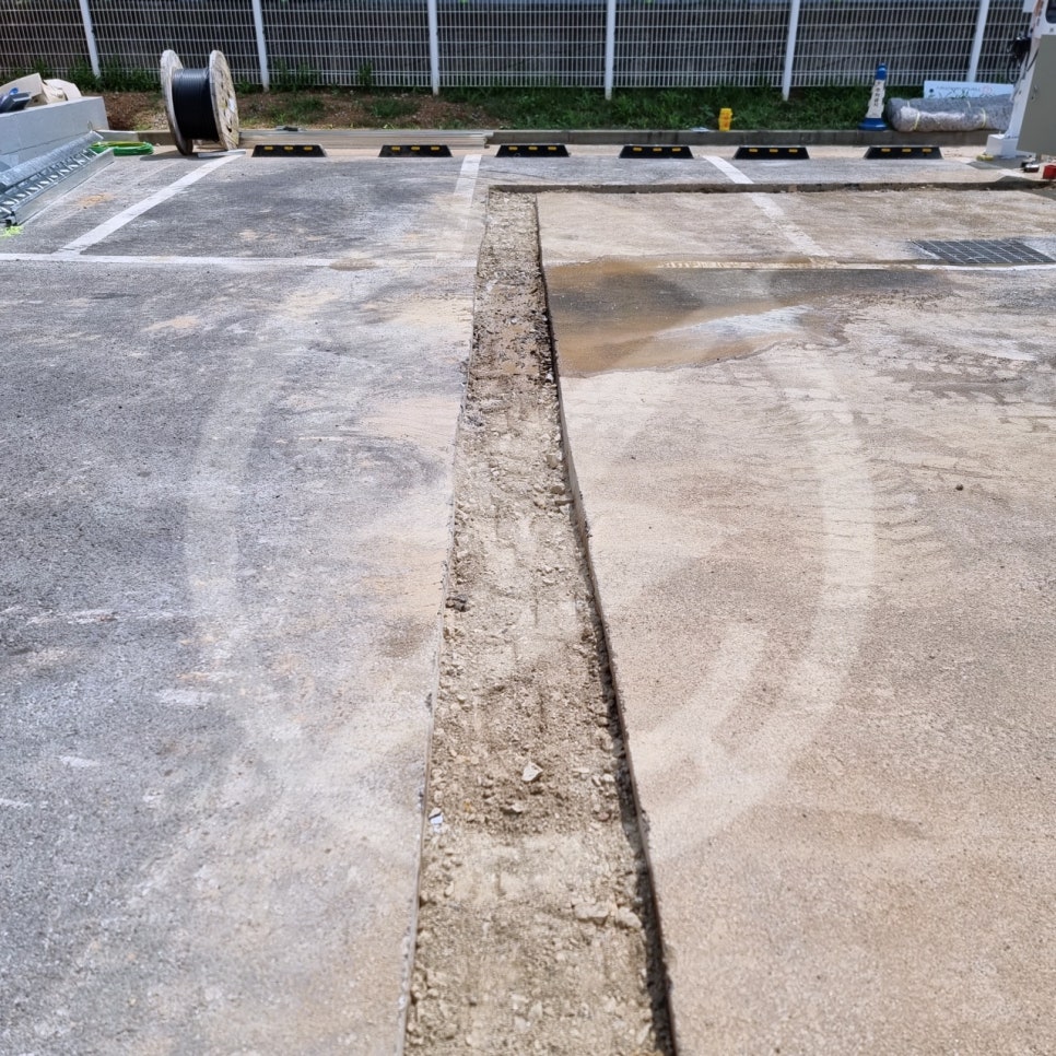 임시전기 한전 계량기 신청 공사 시공 사진 4