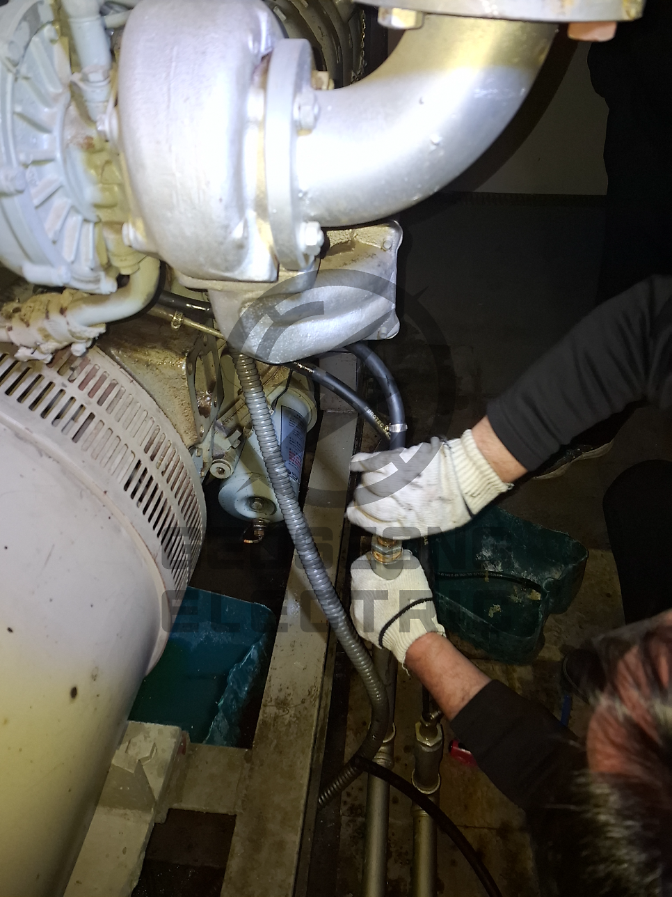 공공시설 발전기 연료호스 교체 공사 시공 사진 15