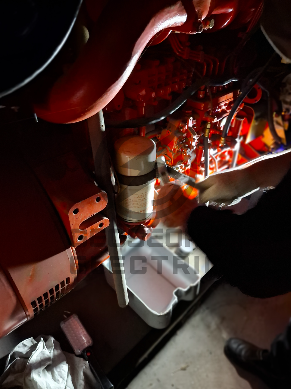 공공시설 발전기 연료호스 교체 공사 시공 사진 4