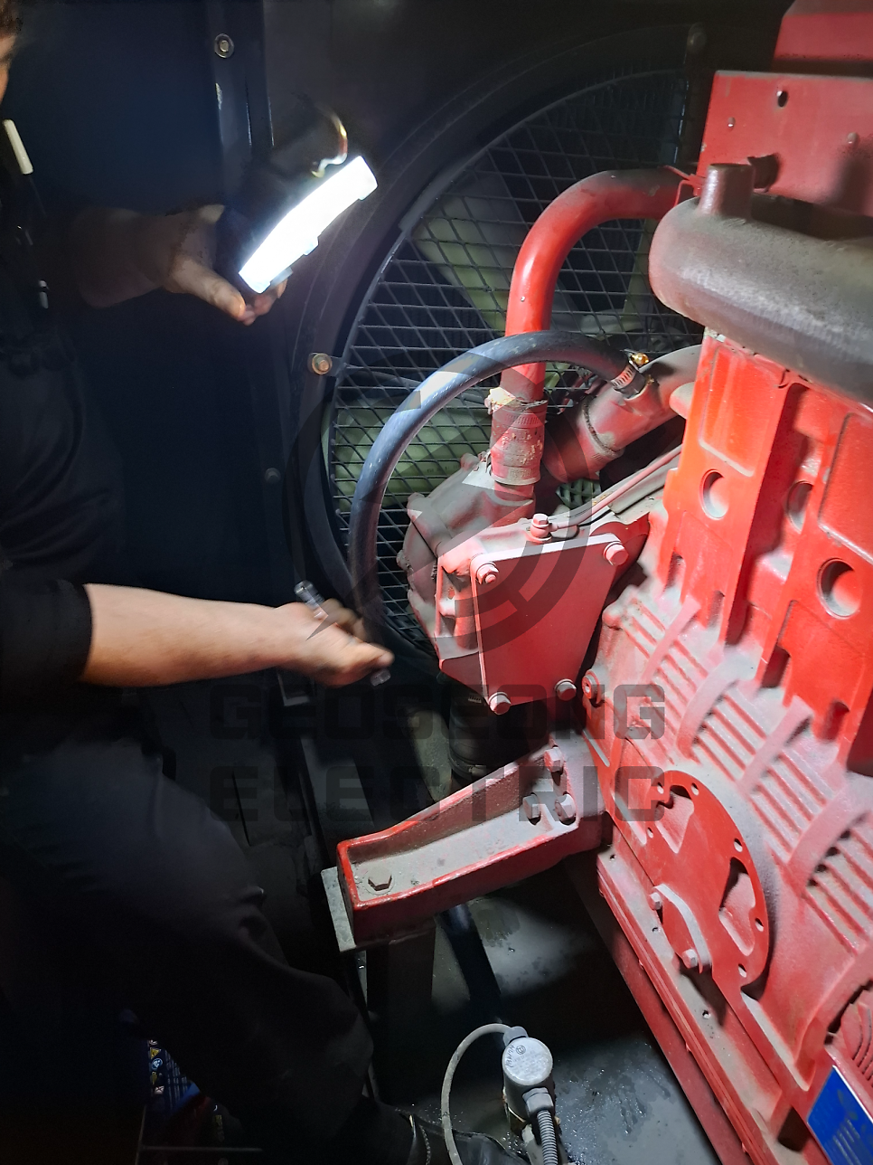 공공시설 발전기 연료호스 교체 공사 시공 사진 8