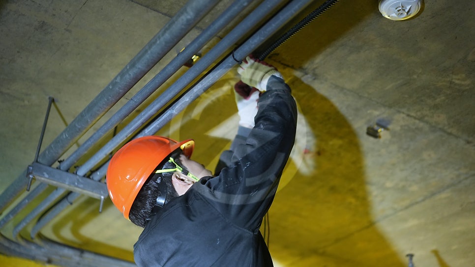 관공서 학교 경찰서 LED 전등 교체 공사 시공 사진 13