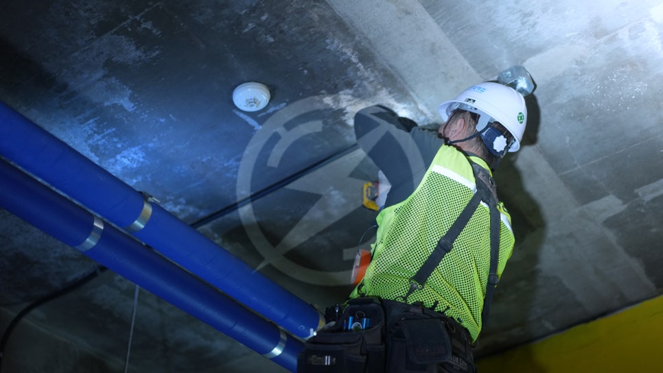 관공서 학교 경찰서 LED 전등 교체 공사 시공 사진 2