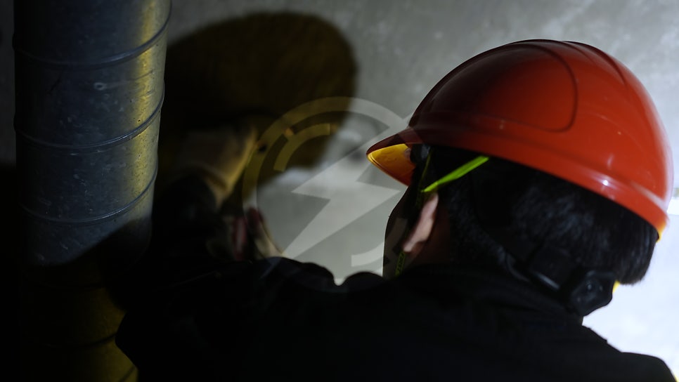 관공서 학교 경찰서 LED 전등 교체 공사 시공 사진 4