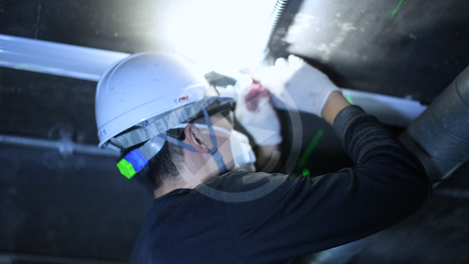 관공서 학교 경찰서 LED 전등 교체 공사 시공 사진 5