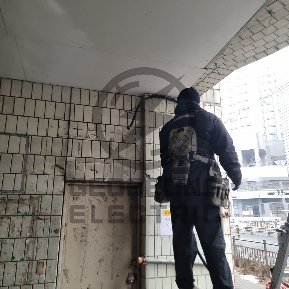 건물 지중 인입선 복구 공사 시공 사진 14