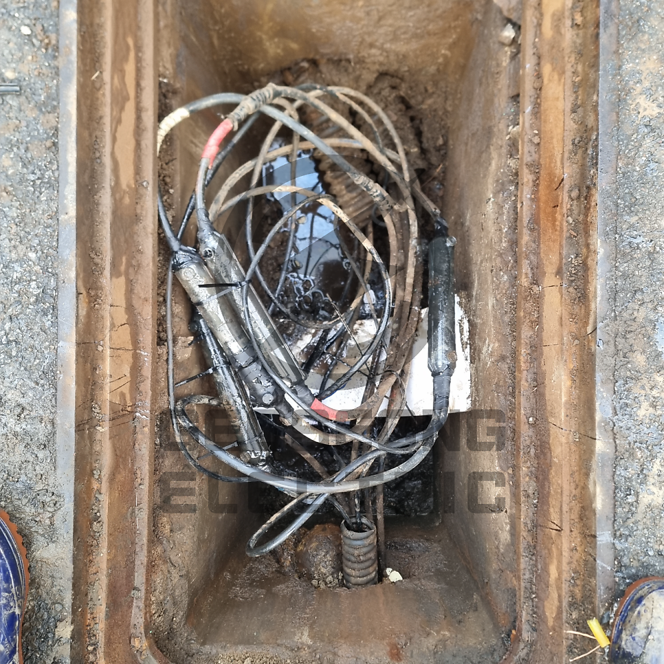 건물 지중 인입선 복구 공사 시공 사진 2