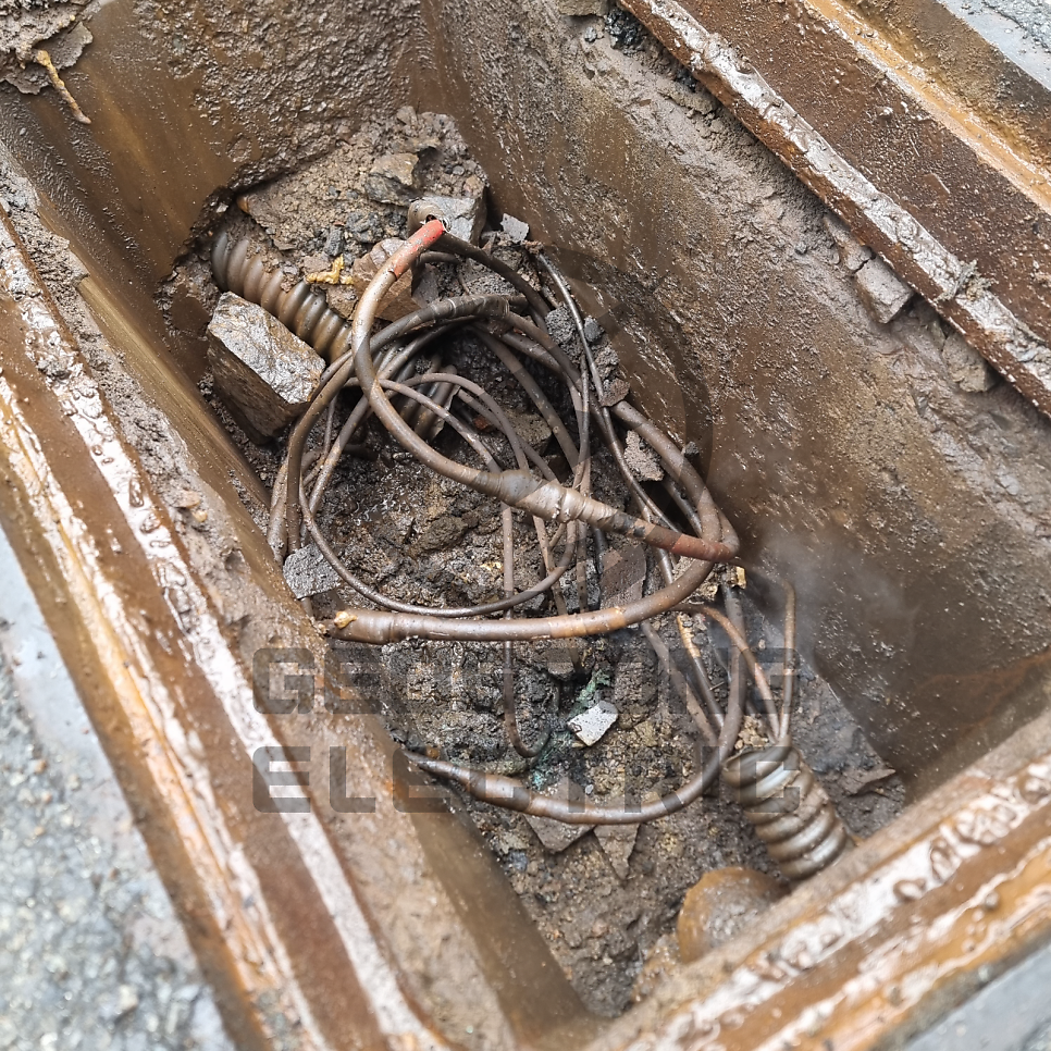 건물 지중 인입선 복구 공사 시공 사진 6