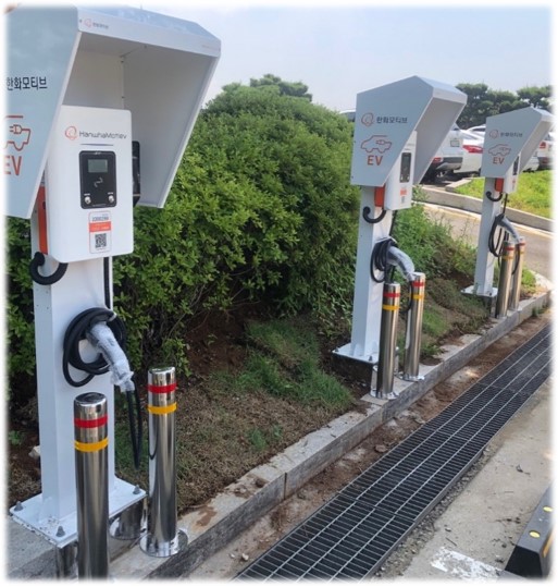 전기차 충전기 설치 현장