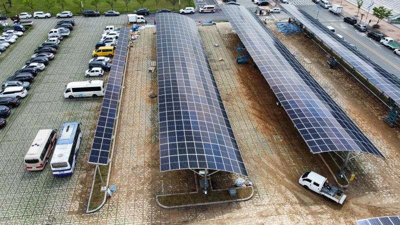 태양광발전 설비 현장